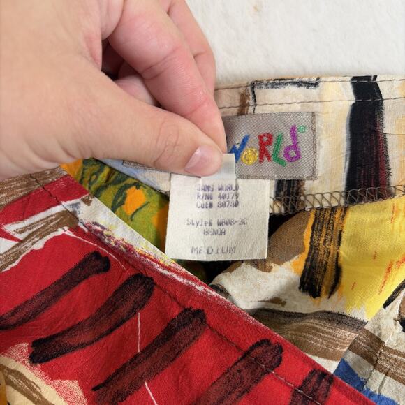 Vintage Jams World Sarong Wrap Skirt Womens Medium M Lightweight Cover Up Boho - Picture 6 of 11